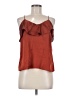 Harlyn 100% Polyester Brown Sleeveless Blouse Size M - photo 1