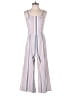 Chances R Stripes White Jumpsuit Size S - photo 1