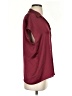 Babaton Burgundy Short Sleeve Blouse Size S - photo 4