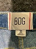 BDG 100% Cotton Blue Denim Shorts Size 31 waist - photo 3