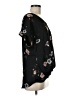 West Kei 100% Polyester Black Short Sleeve Blouse Size M - photo 4
