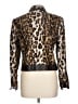 Doncaster Collection 100% Leather Animal Print Brown Leather Jacket Size 10 - photo 2