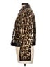 Doncaster Collection 100% Leather Animal Print Brown Leather Jacket Size 10 - photo 5
