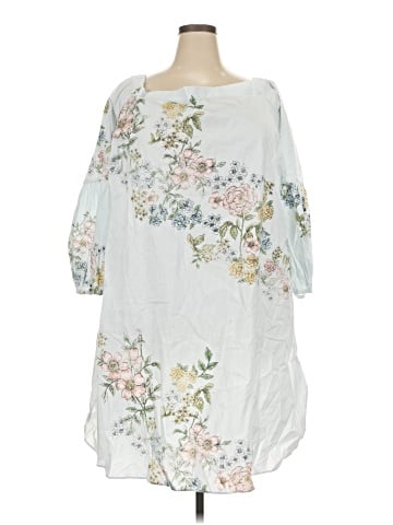 Kaari Blue Casual Dress (view 1)
