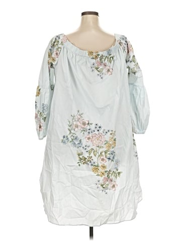 Kaari Blue Casual Dress (view 2)