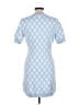 Endless Rose Checkered-gingham Blue Casual Dress Size L - photo 2