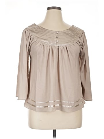 BCBGMAXAZRIA 3/4 Sleeve Blouse (view 1)
