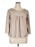 BCBGMAXAZRIA Tan 3/4 Sleeve Blouse Size XL - photo 1