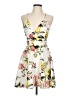 Windsor Floral Ivory Cocktail Dress Size L - photo 1