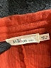 Millibon Solid Orange Long Sleeve Button-Down Shirt Size S - photo 7