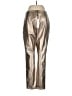 BCBGeneration 100% Polyurethane Metallic Silver Dress Pants Size M - photo 2