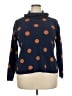 St. John's Bay Polka Dots Blue Turtleneck Sweater Size XXL - photo 1