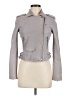 IRO 100% Leather Gray Leather Jacket Size EU (FR) 40 / US 8 - photo 1
