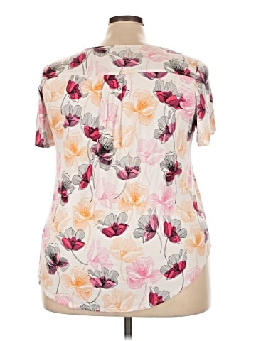 Alfani Short Sleeve Blouse (view 2)