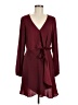 Express 100% Polyester Burgundy Casual Dress Size M - photo 1