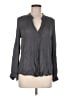Daniel Rainn 100% Rayon Gray Long Sleeve Blouse Size M - photo 1