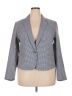 Ann Taylor Stripes Gray Blazer Size 18 - photo 1