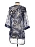J Valdi 100% Polyester Gray Swimsuit Cover Up Size S - photo 2