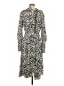 Halogen 100% Polyester Animal Print Gray Casual Dress Size S - photo 2