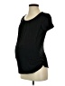 Smallshow Black Short Sleeve Top Size Sm Maternity - photo 1