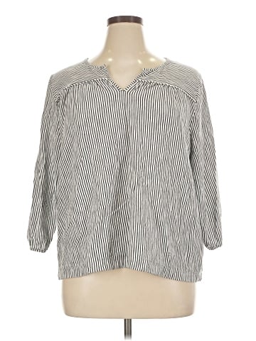 Lands' End 3/4 Sleeve Blouse (view 1)