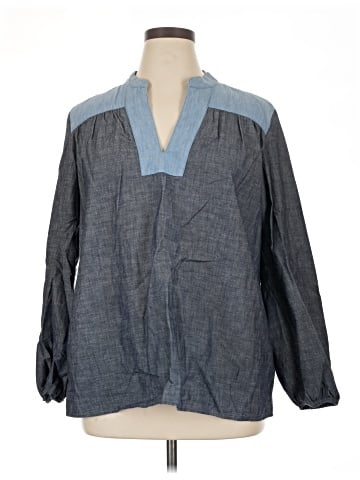 Lands' End 3/4 Sleeve Blouse (view 1)