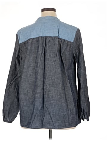 Lands' End 3/4 Sleeve Blouse (view 2)