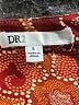 DR2 100% Polyester Orange Short Sleeve Blouse Size S - photo 7