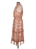 1.State 100% Polyester Paisley Orange Cocktail Dress Size L - photo 5