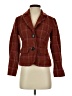 Talbots 100% Wool Plaid Burgundy Wool Blazer Size 2 - photo 1