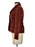 Talbots 100% Wool Plaid Burgundy Wool Blazer Size 2 - photo 5