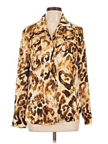 Jones New York Signature Long Sleeve Blouse (view 1)