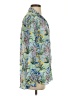 J. McLaughlin Tropical Blue Long Sleeve Button-Down Shirt Size XS - photo 4
