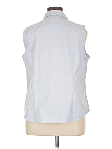 Jones Studio Sleeveless Button-Down Shirt (view 2)