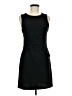 Aqua Solid Black Cocktail Dress Size M - photo 1