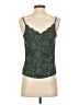 Express 100% Polyester Green Sleeveless Top Size XXS - photo 2