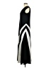 Chico's Graphic Black Casual Dress Size M - photo 5