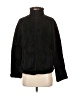Green Tea 100% Polyester Solid Black Faux Fur Jacket Size S - photo 1
