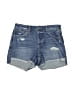 Express 100% Cotton Blue Denim Shorts Size 4 - photo 1