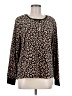 Kate Spade New York Animal Print Brown Pullover Sweater Size MedEstimated - photo 1