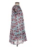 Oliphant 100% Cotton Paisley Blue Casual Dress Size XXS - photo 4