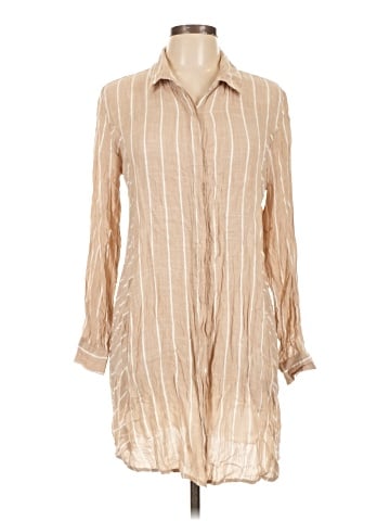 Blue Island 3/4 Sleeve Button-Down Shirt (view 1)