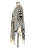 CAbi 100% Viscose Stripes Ivory Poncho One size - photo 5