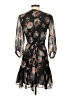 ALLSAINTS 100% Polyester Print Black Cocktail Dress Size XS - photo 2