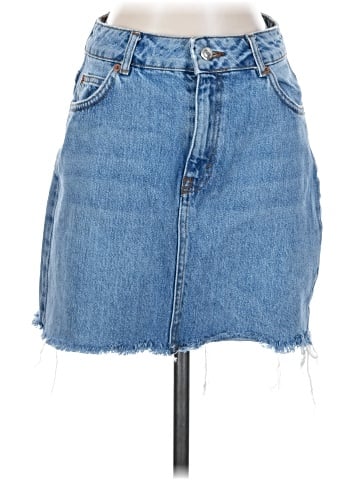 Topshop Denim Skirt (view 1)