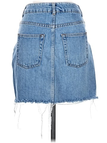 Topshop Denim Skirt (view 2)