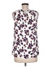Halogen 100% Polyester White Sleeveless Blouse Size M - photo 2