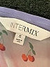 Intermix 100% Silk Blue Long Sleeve Silk Top Size 6 - photo 7