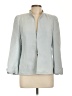 AKRIS Solid Blue Gray Wool Blazer Size 10 - photo 1