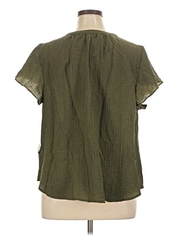 Liz Claiborne Short Sleeve Blouse (view 2)